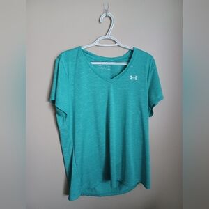 Women's Size XL Green Under Armour Active Wear T-Shirt